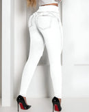 Ripped Slim Fit Jegging Style Jeans For Everyday Use
