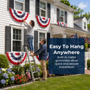 America 250 Heritage Porch Bunting – Premium Patriotic Outdoor Décor ✨