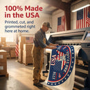 🗽USA 250th Anniversary Flag Half Round Banner🦅